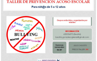 Taller de prevención del acoso escolar