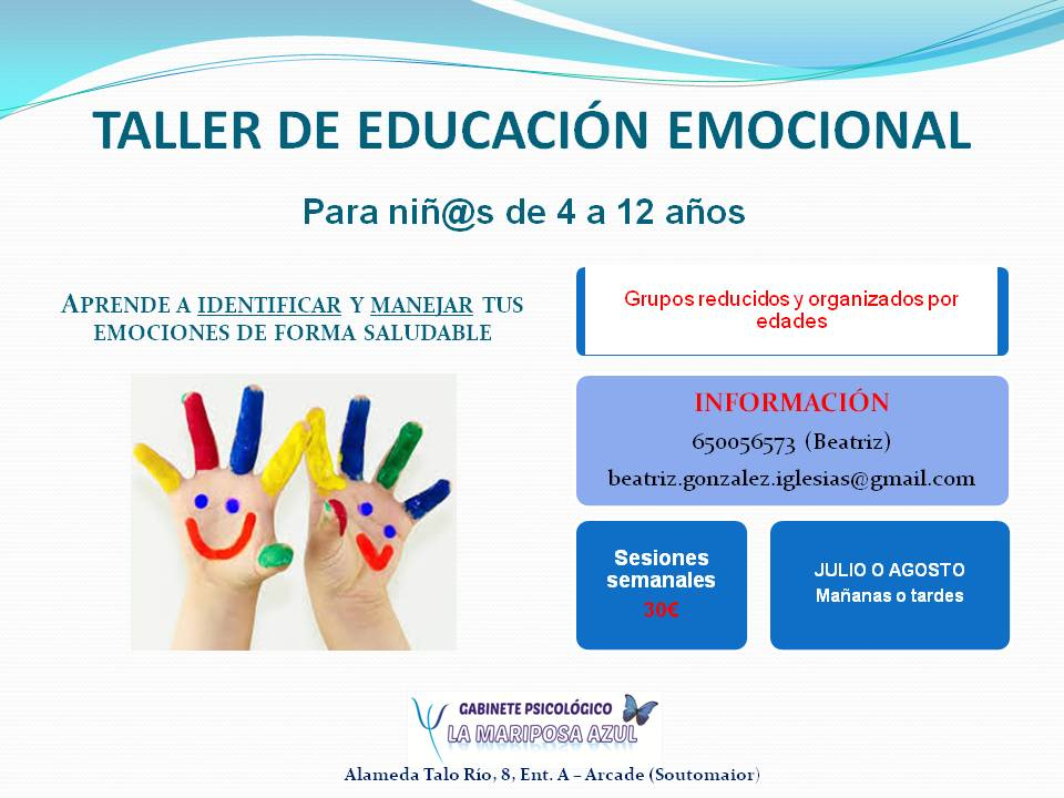 Taller de educción emocional.