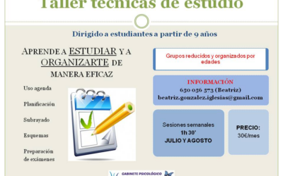 Taller de técnicas de estudio